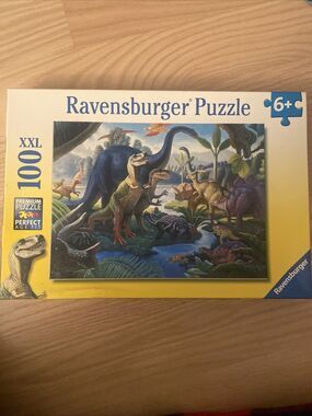 Ravensburger Land of the Giants Dinosaur Puzzle XXL Complete All 100 Pieces